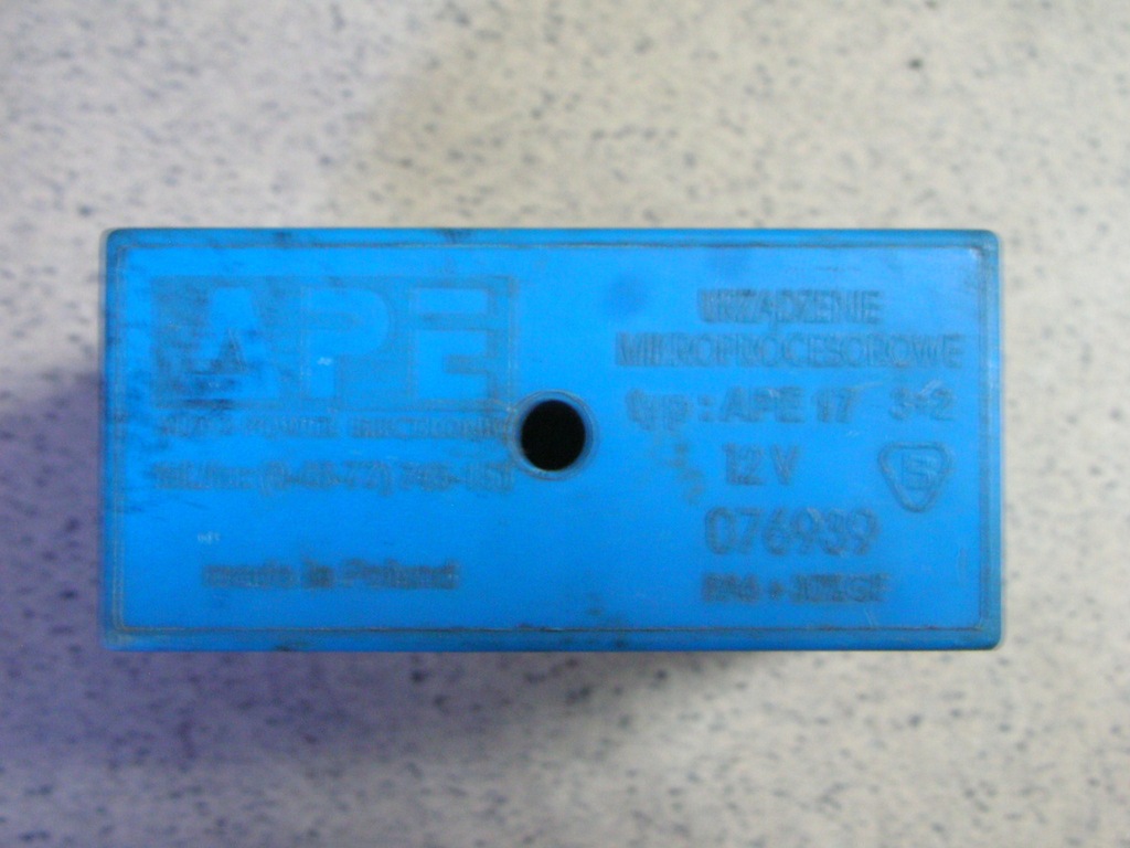 Mikroprocesor przekaźnik APE 17 076939