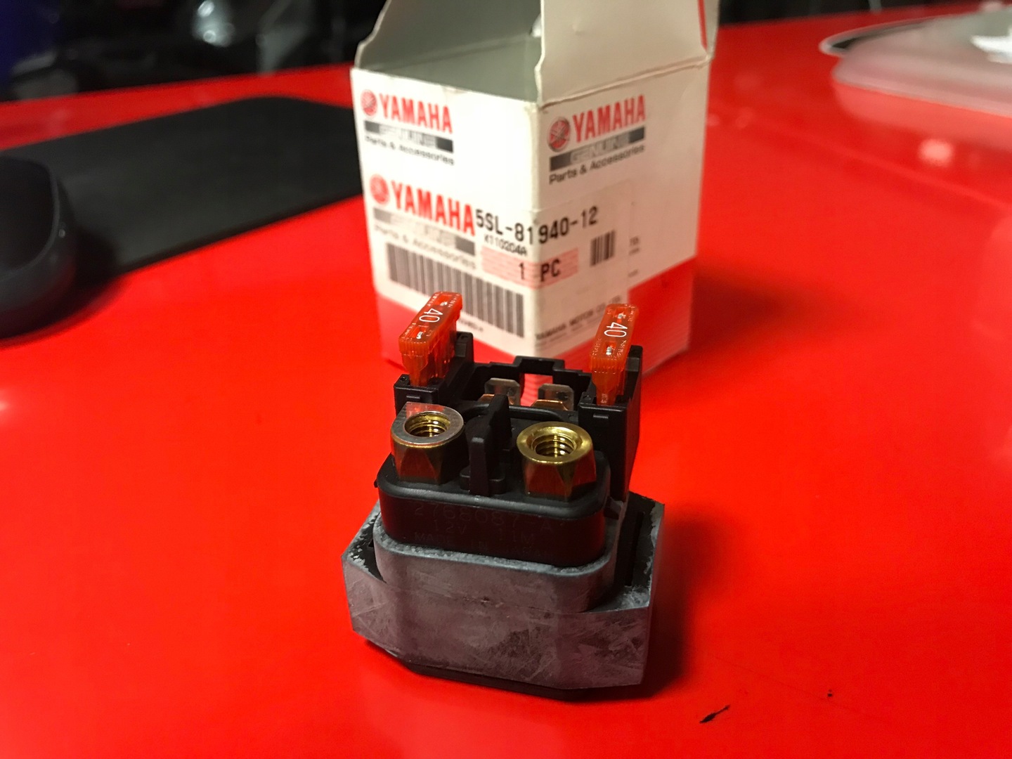 YAMAHA YZFR6 05 STARTER RELAY 5SL8194012