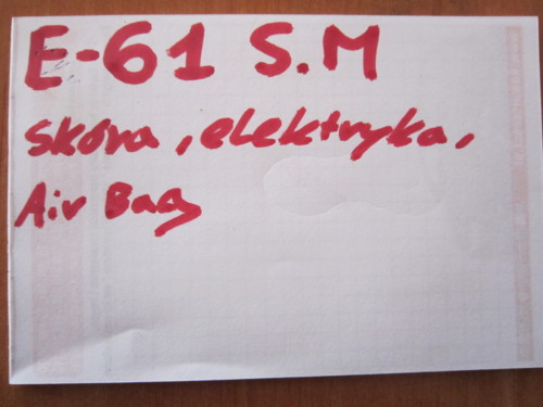tapacirung koža BMW 5 E61 E-61 kombi