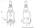 VALVE HYDRAULIC OVERFLOW VMP 1/2 70L 50-250 photo 4 - milautoparts-fr.ukrlive.com