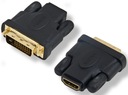 Adaptér Lanberg AD-0010-BK (HDMI F - DVI-D (24+1) M; farba čierna) Dĺžka 0.15 m