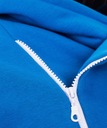 Niebieska rozpinana bluza męska z kapturem Lamon M Kolor niebieski