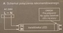 LED žiarovka T8 120cm 18W 2880lm 6000K LINE Výkon 18 W