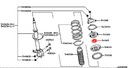 BEARING SHOCK ABSORBER NISSAN ALMERA MICRA SUNNY CUBE photo 3 - milautoparts-fr.ukrlive.com