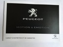 PEUGEOT BOOK SERVICE GWARANCYJNA FRANCE NEW CONDITION photo 1 - milautoparts-fr.ukrlive.com