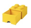 LEGO Úložný box 4 so zásuvkou - žltý Počet prvkov 2 ks