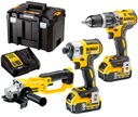 КОМБО набор из 3 инструментов, аккумулятор DeWalt DCK383P2T