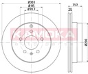 KAMOKA 1033320 DISQUE DE FREIN photo 1 - milautoparts-fr.ukrlive.com