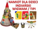 Namiot Indiański Wigwam Tipi Domek Dziecka Kiddy Szerokość produktu 120 cm