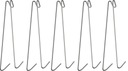 PODWÓJNE HAKI 5szt DO WĘDZARNI WĘDZENIA RYB 311303