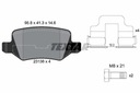 DISQUES SABOTS DE FREIN TEXTAR ARRIÈRE - MERCEDES B W245 258MM photo 3 - milautoparts-fr.ukrlive.com