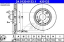 DISQUES SABOTS DE FREIN ATE AVANT CITROEN XANTIA X1 2 PC. 266MM photo 2 - milautoparts-fr.ukrlive.com