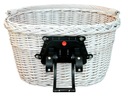 Плетеная корзина для велосипеда BIKE CLICK, WHITE