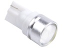 Żarówka samochodowa LED T10 W5W 12V / 1W +soczewka