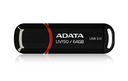 Флеш-накопитель ADATA UV150 64 ГБ USB 3.0 90 Мбит/с красный/черный