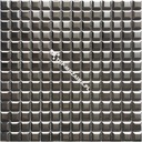 Inox, Металлическая мозаика для кухни и ванной 30х30