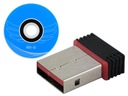 СЕТЕВАЯ КАРТА WIFI USB 802.11/n + CD, высота 150 МБ, PL
