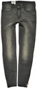 LEE nohavice GREY skinny jeans SCARLETT ZIP W24 L31 Dominujúci vzor bez vzoru