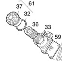 HATZ 1D41 1D81 GASKET DIFFUSORS FILTER 05068900 photo 2 - milautoparts-fr.ukrlive.com