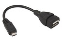 Переходной переходник MICRO USB-штекер USB-гнездо (2336