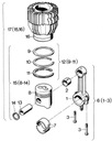 HATZ E71 E75 8/5000 BOLT PISTON 50101800 photo 2 - milautoparts-fr.ukrlive.com