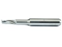 VHM Cutter 1 Feather 4 x 21 мм для алюминиевого плекси из ПВХ