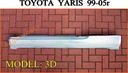 TOYOTA YARIS 99-05 3-DOOR SILL BODY SILLS LEFT photo 2 - milautoparts-fr.ukrlive.com