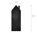 Samolepka na stenu/Tapeta Škandinávsky domček kriedový XL Dĺžka 120 cm