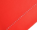 Dekoračná obliečka GLAMOUR 40x40 s kamienkami červená Šírka produktu 40 cm