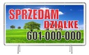 Baner SPRZEDAM dom DZIAŁKĘ mieszkanie - 26 wzorów