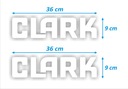 НАКЛЕЙКИ НАКЛЕЙКИ - КЛАРК - 2 шт. - БЕЛЫЙ