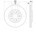 DISCS MIKODA 0375 GT PADS ALFA ROMEO 159 FRONT photo 2 - milautoparts-fr.ukrlive.com