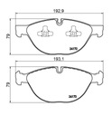 SABOTS DE FREIN TEXTAR 2417201 BMW X6 E71 E72 F16 F86 AVANT photo 2 - milautoparts-fr.ukrlive.com