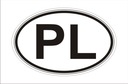НАКЛЕЙКА НАКЛЕЙКИ PL SIGN PLKA - 13х20 см (для грузовика)