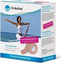 K-ACTIVE ELITE jemné pásky tejtopy kinesiotaping SENSITIVE 5cm/5m ŽLTÁ Model ELITE