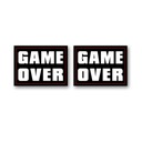 Прикольные наклейки на обувь свадебная 2 шт.