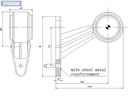 LAMP SIDELIGHT BIALO-POMARANCZOWO-CZERWONA WISZACA LED LED BUS TIR photo 14 - milautoparts-fr.ukrlive.com