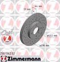 ZIMMERMANN SPORT DISCS FRONT FIESTA VII 12- ST photo 2 - milautoparts-fr.ukrlive.com