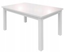 стол из ламината 150х80+40 см WHITE GLOSS VERSO 18