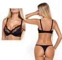 Комплект мягкий бюстгальтер+стринги CASSI 85B BLACK