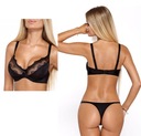 Комплект мягкий бюстгальтер+стринги CASSI 90B BLACK