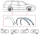 HONDA JAZZ накладки на крылья 4 шт '01-08