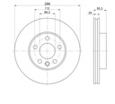 DISCS 288MM + PADS FRONT FORD GALAXY MK1 96-05 photo 12 - milautoparts-fr.ukrlive.com