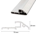Vonkajšie plné oceľové dvere 55 mm KANKAN 80 Šírka dverí 80 cm