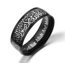 Obrączka męska szahada Allah Bóg islam koran czarna 10 nr 14 Marka Inna marka