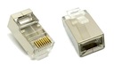 Модульная вилка RJ45 8p8c Cat5e, экранированная, 10 шт.