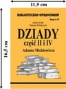 Дзяды II и IV Мицкевича, Научная библиотека