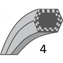 226CM remienok MTD Mastercut Bolens Yardman 754-04175 Typ pás