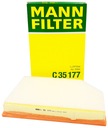 MANN-FILTER C 35 177 Vzduchový filter Katalógové číslo dielu C 35 177