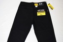 DŁUGIE spodnie jeans pas 90-92 cm W33 L36 czarny Fason proste